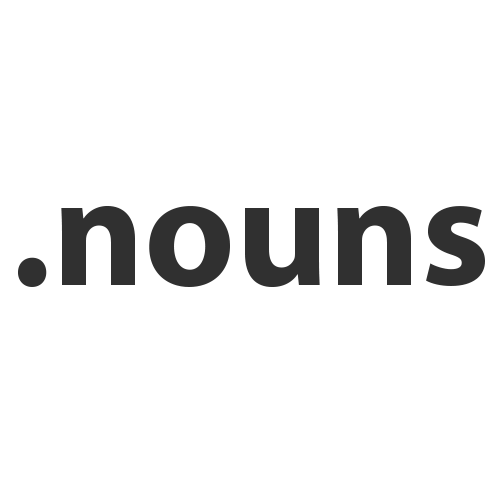 Зарегистрировать домен в зоне .nouns