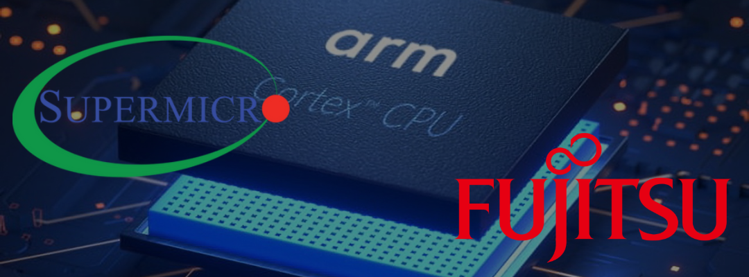 Supermicro и Fujitsu вместе разработают серверы на процессорах ARM к 2027