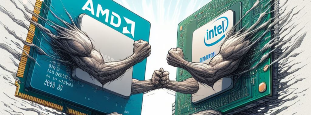 Выручка Intel значительно снизилась из-за AMD