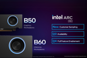 Intel представила Arc Pro B50 и B60 — новые профессиональные GPU с фокусом на ИИ и до 24 ГБ памяти