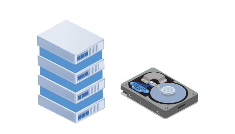 Серверы с жестким диском 1000GB